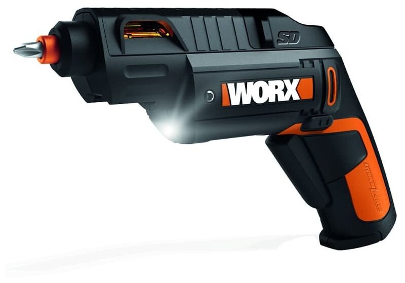 Отвертка WORX WX254.4 4V SD Slide Driver аккумуляторная с 1,5Ач батареей и 0,4А зарядкой