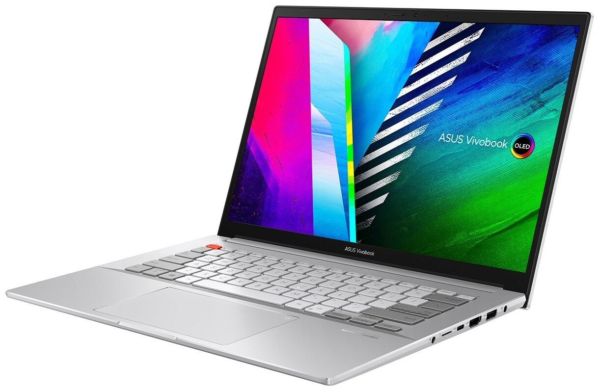 14 Ноутбук ASUS VivoBook Pro 14 N7400PC-KM024W 2880x1800 Intel Core i5 31 ГГц RAM 8 ГБ SSD 512 ГБ GeForce RTX 3050 Windows 11 Home 90NB0U44-M02770 серебристый