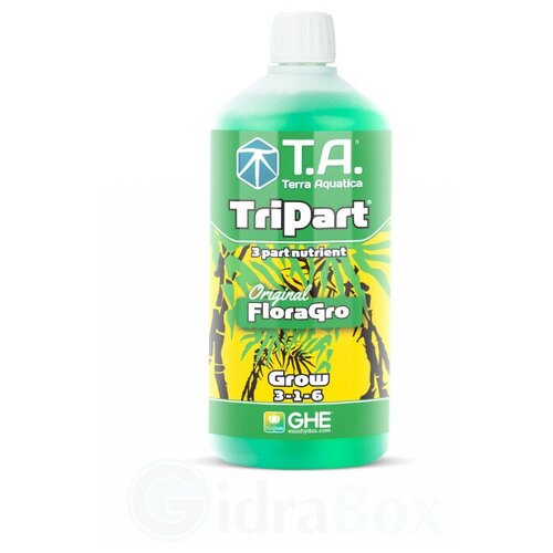 минеральное удобрение ghe flora gro t a tripart grow 1 л Удобрение TriPart Gro Terra Aquatica (Flora Gro GHE) 1 л GHE (Tripart Terra Aquatica)