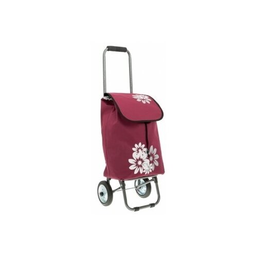 бытовая корзина для покупок с колесами может нагрузить 40 кг складная тележка для продуктов Тележка для багажа , красный