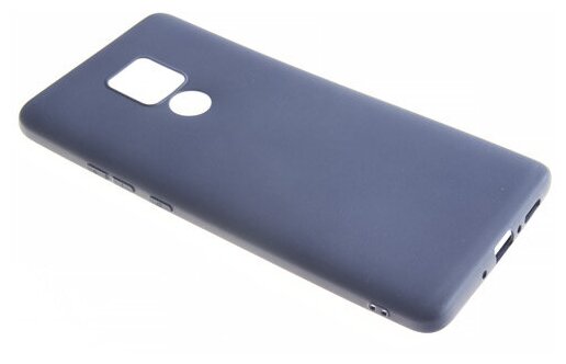 Силиконовый чехол TPU Case матовый для Huawei Mate 20 X синий