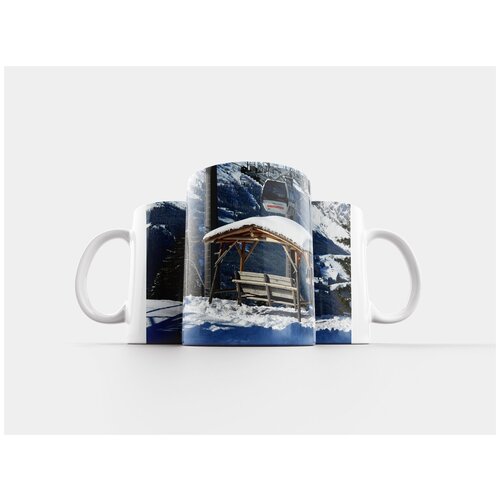 фото Кружка "зимние виды спорта, зима, смотреть" 320 мл lotsprints