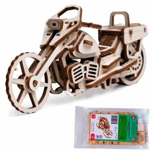Деревянный Конструктор 3D Байк Майк 0070