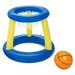 Набор Bestway «Баскетбол», для игр на воде, диаметр 61 см, корзина, мяч, от 3 лет, 52418, цвет желтый, синий