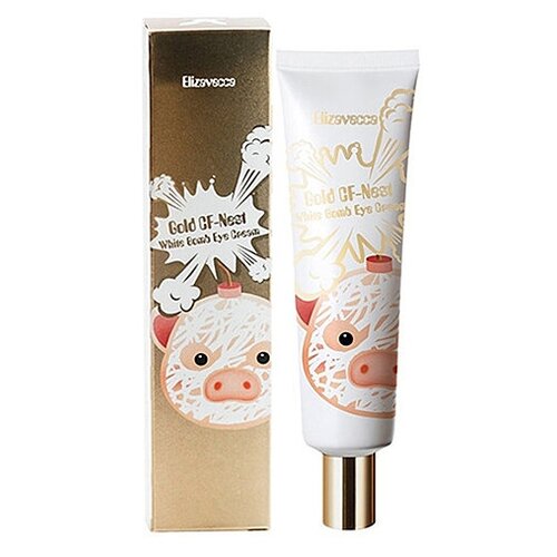 Elizavecca, Крем для глаз с экстрактом ласточкиного гнезда, Gold Cf nest white bomb eye cream, 30мл