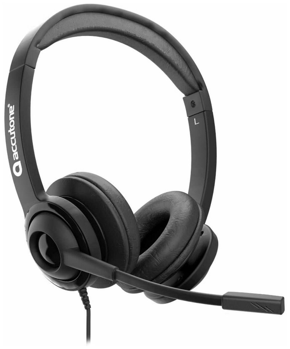 Проводная гарнитура Accutone , Jack 3.5mm, черный (ZE-) - фото №1