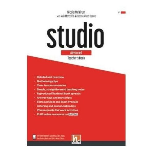 Studio. Advanced. Teacher's Book with e-zone. STUDIO