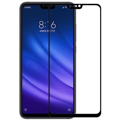 3D/5D защитное стекло MyPads для Xiaomi Mi 9 SE с закругленными изогнутыми краями которое полностью закрывает экран / дисплей по краям с олеофобн.