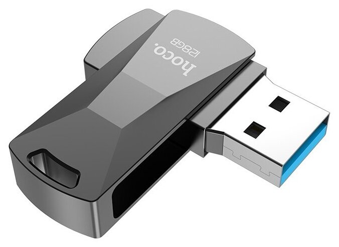 USB Flash Drive 128GB (UD5), Cкорость записи 15-80MB/S, Cкорость чтения 20-90MB/S