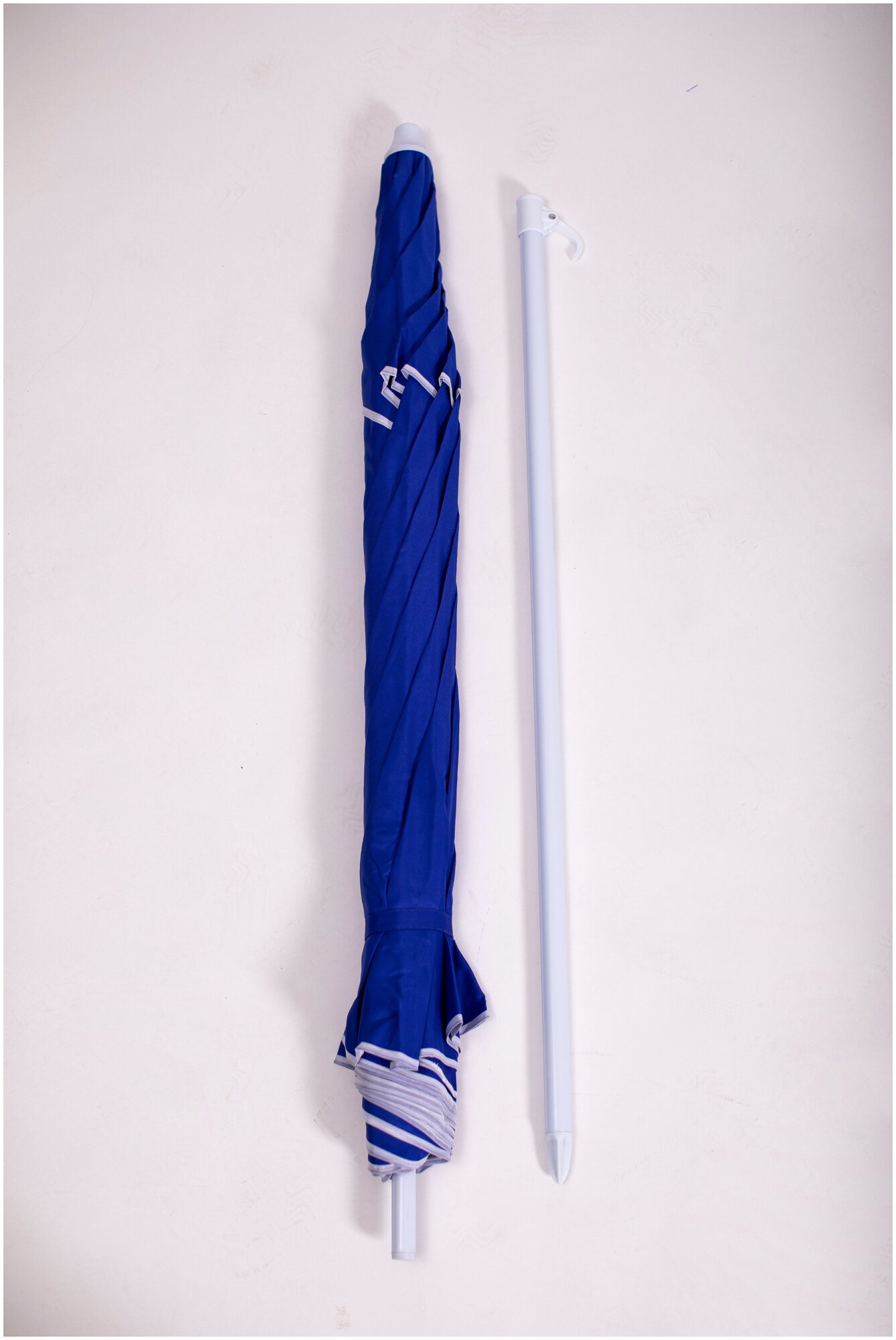 Зонт пляжный, солнцезащитный 2.2 м 8 спиц, . ткань-полиэстер, с клапаном. - фотография № 6
