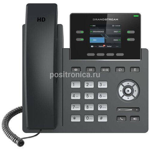 фото Телефон ip grandstream grp-2612, черный