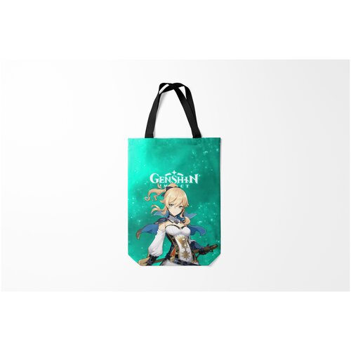 фото Сумка-шоппер / 31х42 см / геймерам / genshin impact джинн из мондштадта jean burnettie