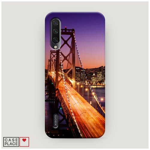 фото Чехол пластиковый xiaomi mi cc9e мост сан-франциско ночью case place