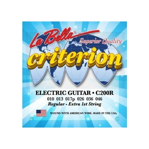 фото La bella criterion electric guitar regular c200r (10-46) струны для электрогитары