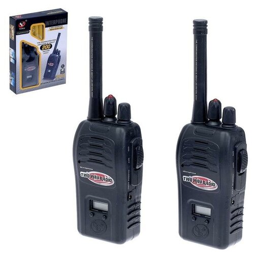 Набор раций Шпионы дальность до 200 метров без шума работают от аккумулятора 261000₽