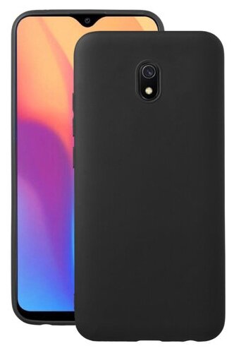 Чехол-крышка Deppa для Xiaomi 8A, силикон, черный - фото №1