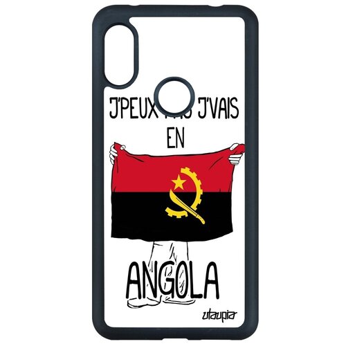 фото Красивый чехол для телефона // xiaomi redmi note 6 pro // "еду в анголу" страна флаг, utaupia, белый