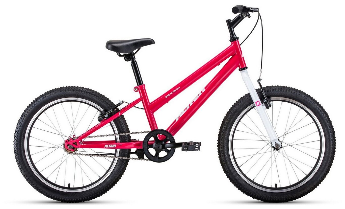 Велосипед ALTAIR MTB HT 20 Low (2021) розовый/белый (требует финальной сборки)