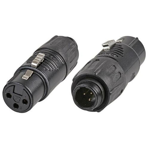 Переходник XLR - XLR REAN Connectors RA3FT-B переходник xlr xlr rean connectors ra3ft b