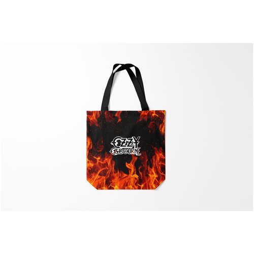 фото Сумка-шоппер / 40х40 см / рок / ozzy osbourne оззи осборн z burnettie