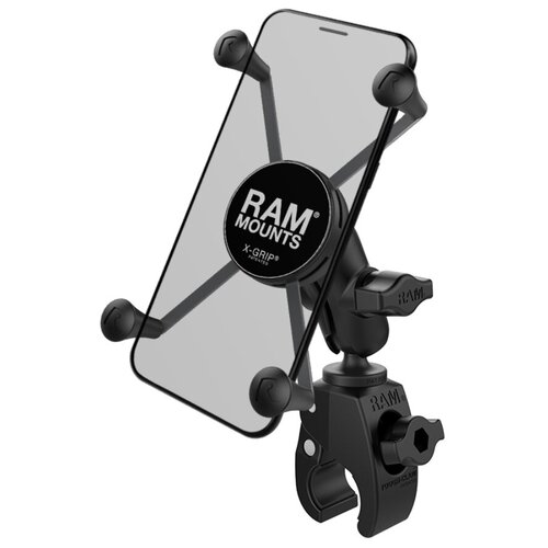 Крепление X-Grip для смартфона на струбцине Tough-Claw короткий рычаг RAM RAM-B-400-A-HOL-UN10BU