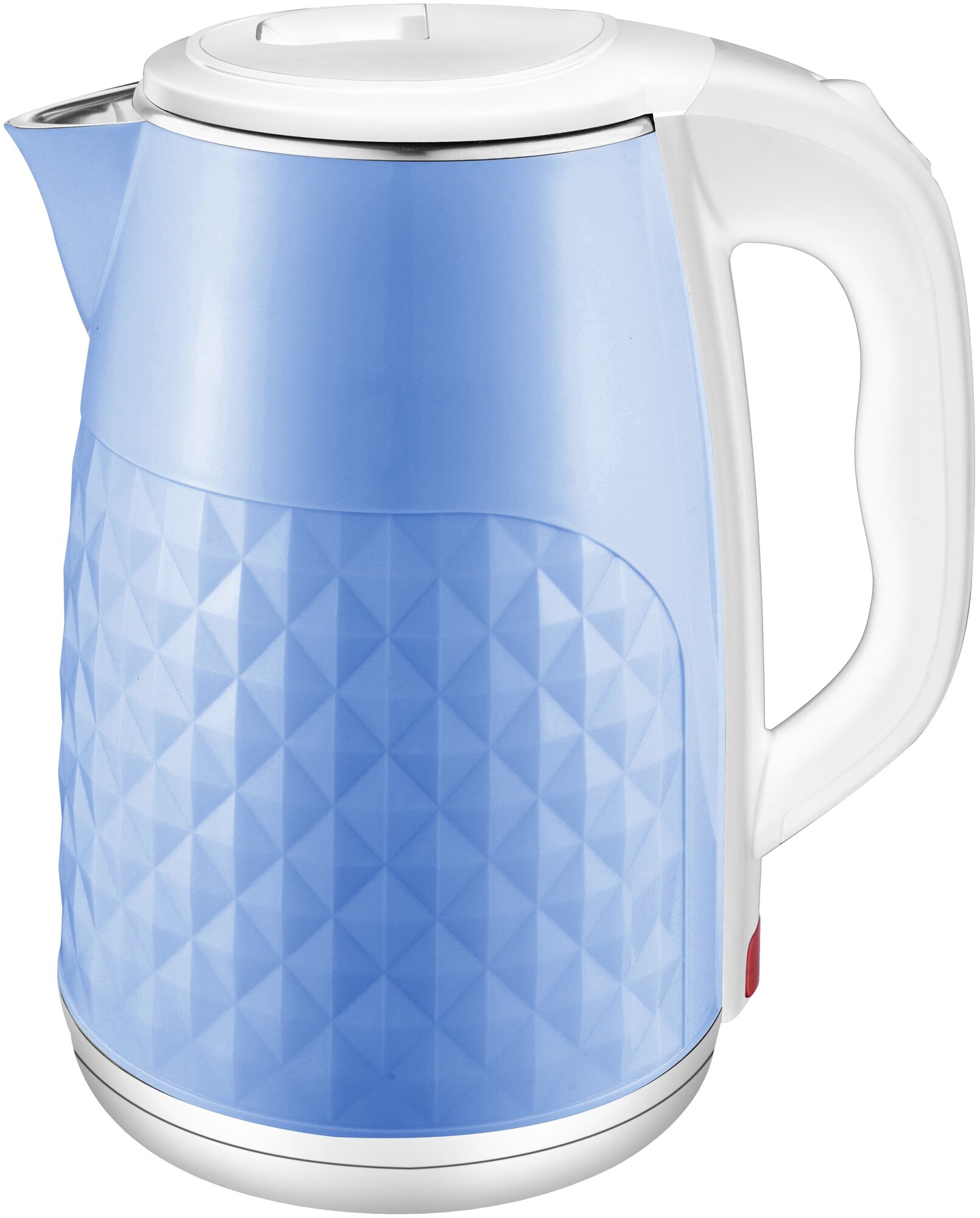 Чайник Maxtronic MAX-1014, голубой/белый