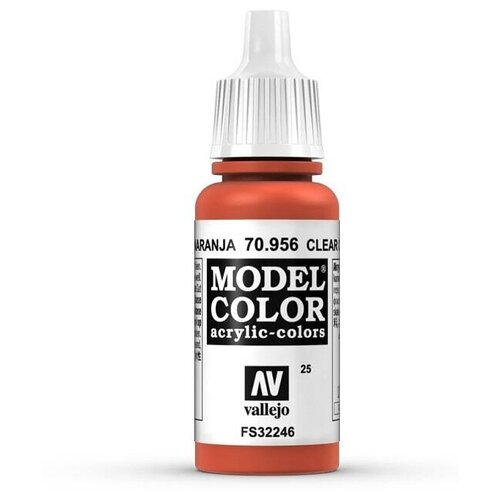 Краска 70956 Vallejo Серии Model Color - Clear Orange 17ml