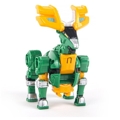 Купить Трансформер YOUNG TOYS Metalions Giantelk Mini Вапити 314054, зеленый/желтый, Роботы и трансформеры