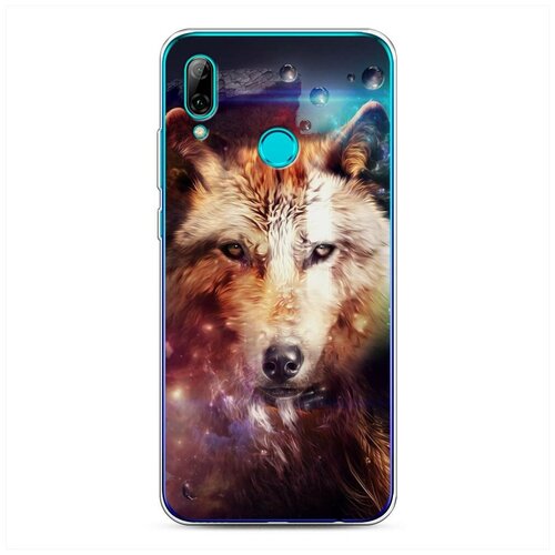 фото Силиконовый чехол "волк и стихии" на huawei p smart 2019 / хуавей п смарт 2019 case place