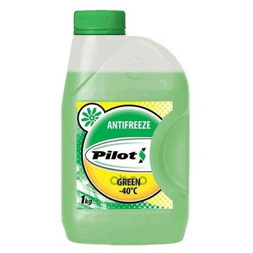 Антифриз PILOTS Green Line 40 зелёный G 11 -40C зеленый 1кг. PILOTS 3205