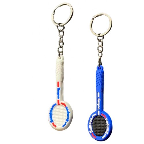 фото Брелок kumpoo racket key ring white