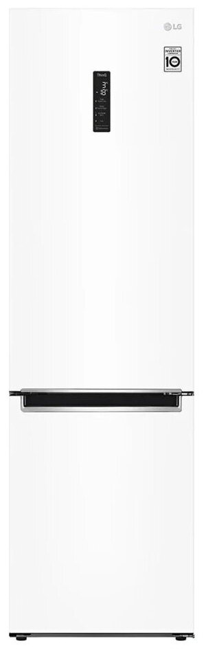 витринный Холодильник с морозильником LG GA-B509MVQM белый