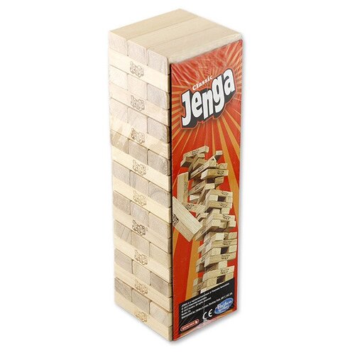 Настольная игра Падающая Башня Дженга из 54 деревянных брусков