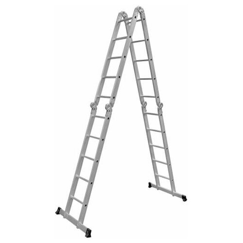 Лестница-трансформер 4секц. х 6ступ., алюминиевая/Высота