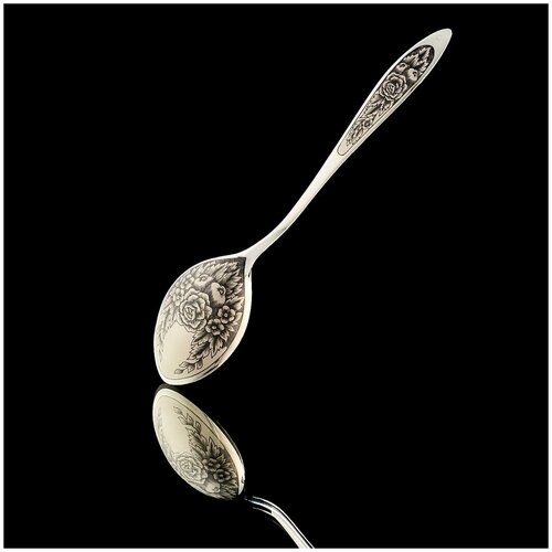 фото Ложка столовая 55.49 гр. серебро 925* русь великая