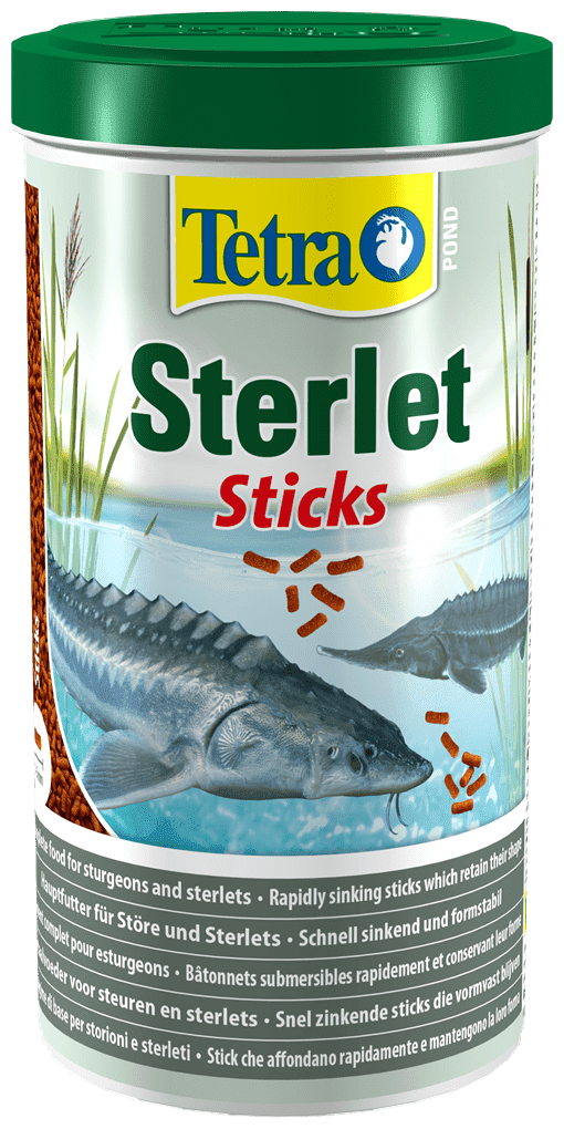 Корм Tetra Pond Sterlet Sticks, для стерляди и осетровых видов рыб, 1 л