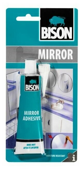 Клей для зеркала Bison Mirror Adhesive, 60 мл