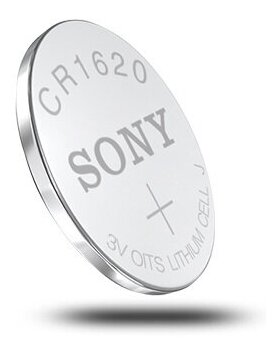 Батарейка Sony CR1620, в упаковке: 5 шт. - фотография № 2