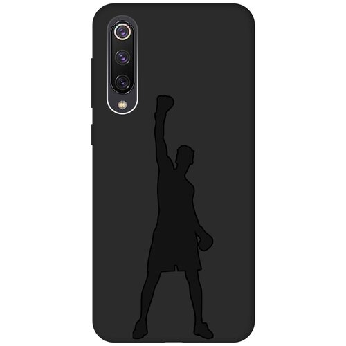 Матовый чехол Boxing для Xiaomi Mi 9 SE / Сяоми Ми 9 СЕ с эффектом блика черный матовый чехол bts stickers для xiaomi mi 9 se сяоми ми 9 се с 3d эффектом черный