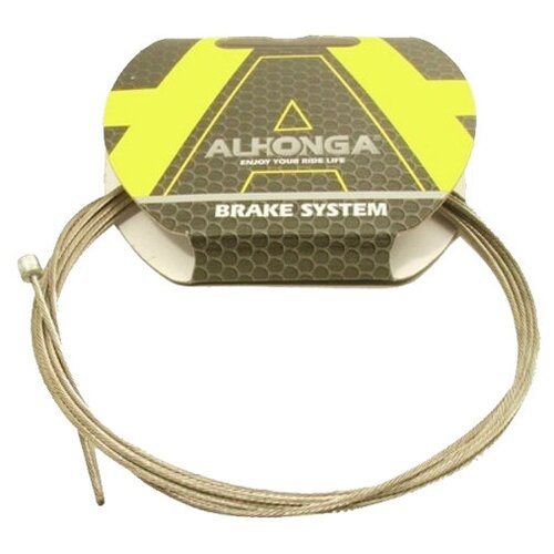 Трос тормозной 1,5х2000мм гальван. с тефл. покр., головка 6x10мм в индивидуальной упаковке