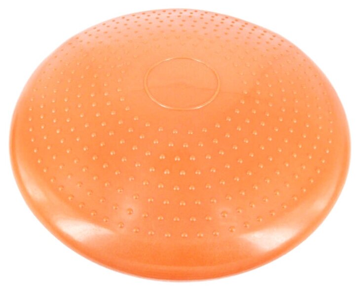 Балансировочная подушка массажная для детей и взрослых диск оранжевый - фотография № 5