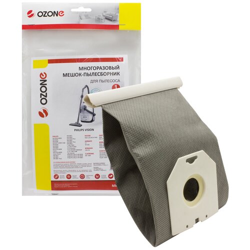 OZONE micron MX-19 пылесборник многоразовый сборник многоразовый мешки ecoair дэу для пылесоса daewoo rc 1 rc 2 5 штук