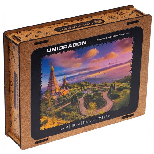 Деревянный пазл UNIDRAGON Чианг Май S 23х16 см, 125 дет.
