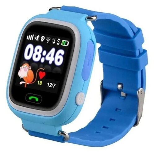 фото Детские умные часы smart baby watch с gps q90 (голубой)