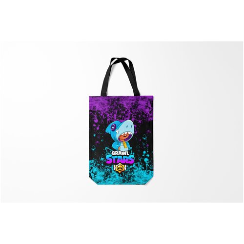 фото Сумка-шоппер / 31х42 см / геймерам / brawl stars shark. burnettie
