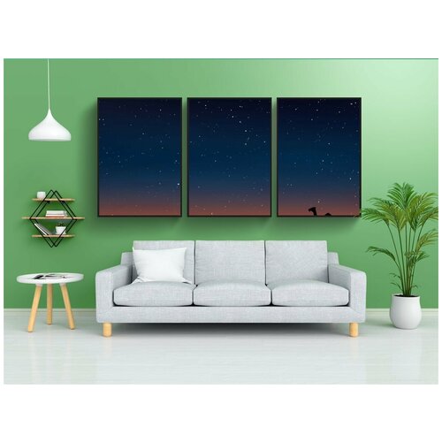 фото Набор модулных постеров для интерьера "верблюд, оман, египет" 60x90 см. в тубусе, без рамки lotsprints