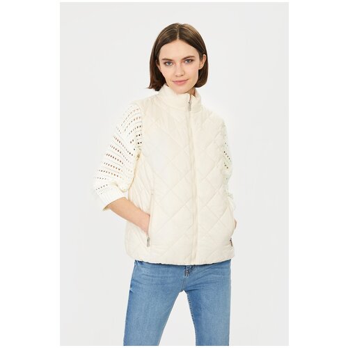 фото Жилет утепл baon утеплённый стёганый жилет baon, размер: xs, белый