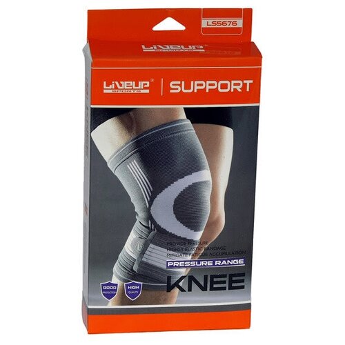 фото Суппорт колена liveup knee support серый s/m ls5676-sm