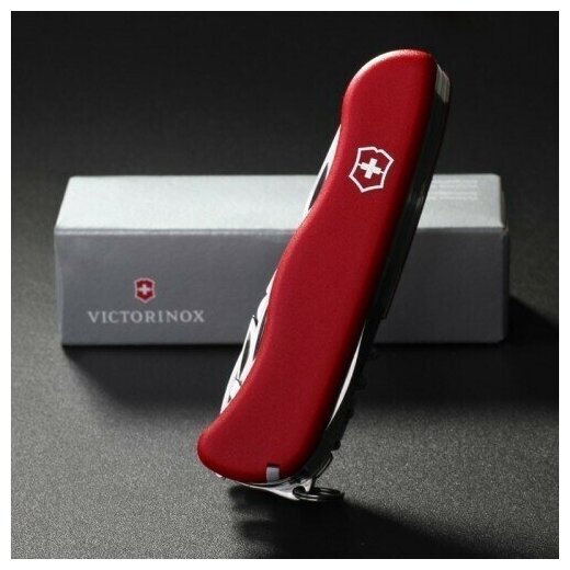 Нож перочинный Victorinox WORK CHAMP XL (0.8564.XL) 111мм 31функций красный - фото №9