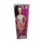 Игроленд Кукла в стильной одежде шарнирная 29см пластик полиэстер 6 дизайнов, игроленд - изображение